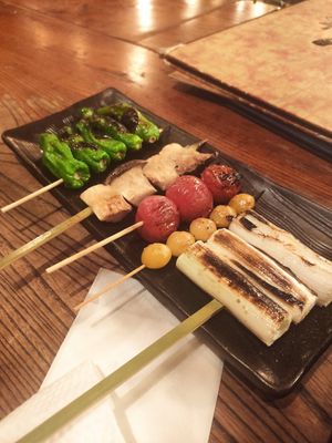 Grilled vegetables at Gonpachi - Nishiazabu in Tokyo