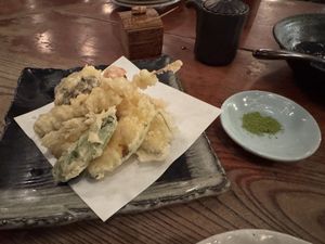 Tempura  at Gonpachi - Nishiazabu in Tokyo