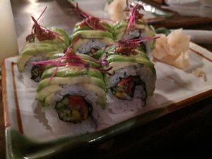 The special roll from the vegan menu.  at Gonpachi - Nishiazabu in Tokyo