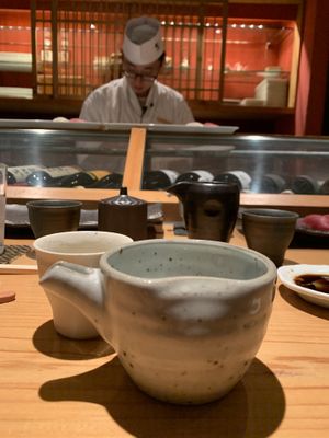 Sake at Gonpachi - Nishiazabu in Tokyo