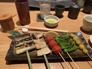 Grilled veg at Gonpachi - Nishiazabu in Tokyo