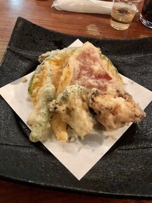 Vegetable tempura at Gonpachi - Nishiazabu in Tokyo