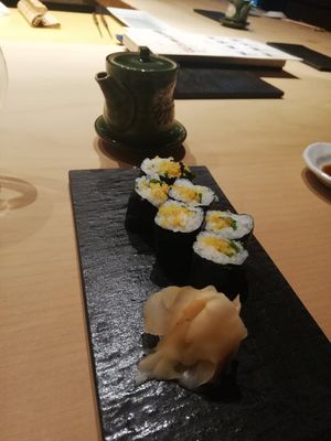 Pickled radish sushi 400yen at Gonpachi - G Zone in Tokyo