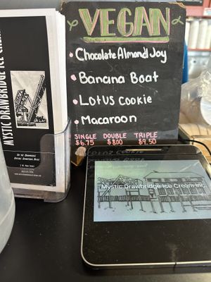   at Mystic Drawbridge Ice Cream in Mystic