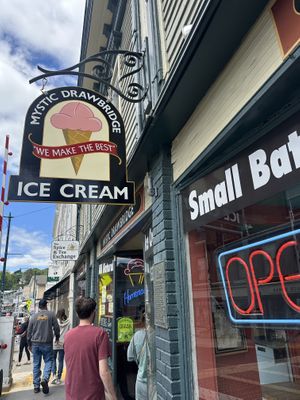   at Mystic Drawbridge Ice Cream in Mystic