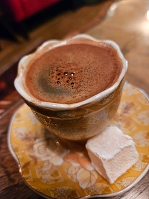 Turkish coffee at Limoo Juice in Montreal