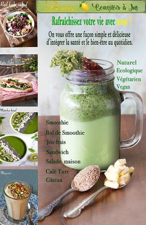 Fresh juice, nutritious smoothies, homemade veggie/ vegan sandwiches, Salads, soups, cafes and teas. Check out our Hot Smoothies and Hot Chocolates and stay warm all winter 😋 at Limoo Juice in Montreal