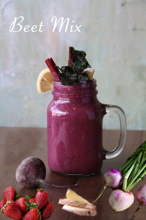 Beet Mix  at Limoo Juice in Montreal