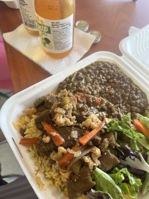 Yumm vegan Jamaican food   at I Stronga in North Miami