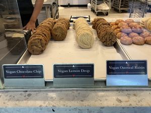 Vegan options  at Pacific Cookie Company in Santa Cruz