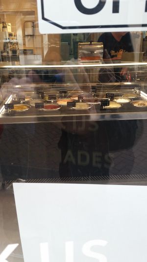 14 vegan flavours (zoom in for flavours) at Monte Pelmo in Amsterdam