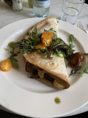 Vegan Quesadilla  at Ivy and Bros in Amsterdam