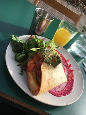 Quesadilla at Ivy and Bros in Amsterdam