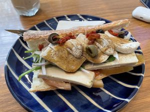 Grande sandwich, 145,000 VND (plus 10% tax)  at Kashew Cheese Deli in Ho Chi Minh City