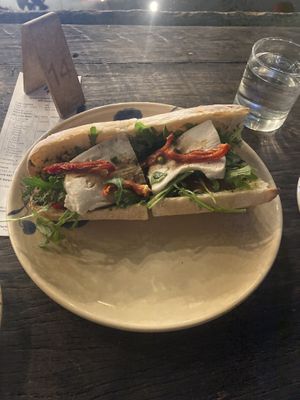 Pesto baguette sandwichh  at Kashew Cheese Deli in Ho Chi Minh City