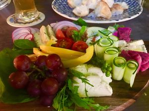 Cheese platter at Kashew Cheese Deli in Ho Chi Minh City