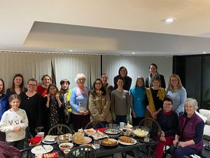 Our team of volunteers during a get together in december 2022 at Filling Good in Maidenhead