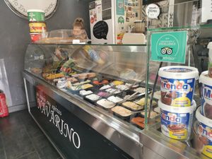 Toppings at Navarino Creperie in Thessaloniki