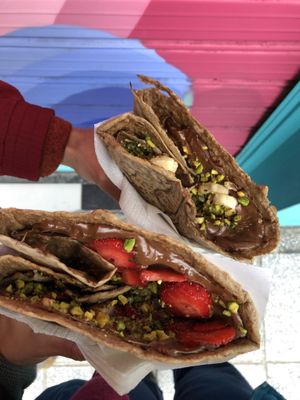   at Navarino Creperie in Thessaloniki