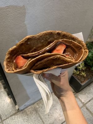   at Navarino Creperie in Thessaloniki