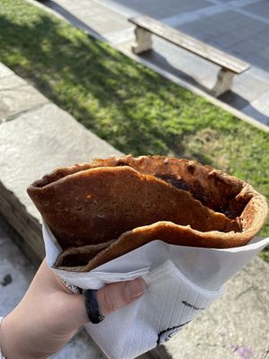 Chocolate (hazelnutty)  at Navarino Creperie in Thessaloniki