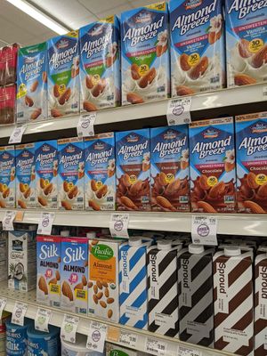 Plant milk at Harmons in Orem