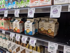 Plant creamers at Harmons in Orem