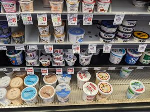 Vegan yoghurt at Harmons in Orem