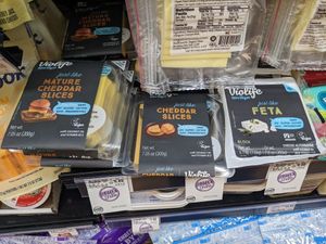 Vegan cheeses at Harmons in Orem