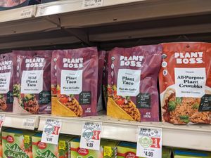 Taco vegan meat at Harmons in Orem