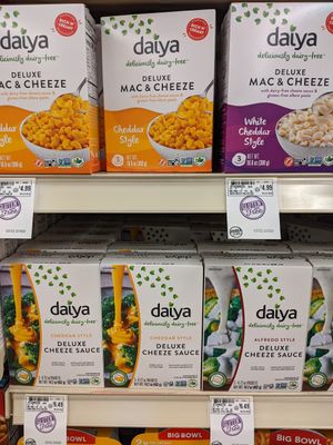 Vegan Mac and cheese boxes at Harmons in Orem