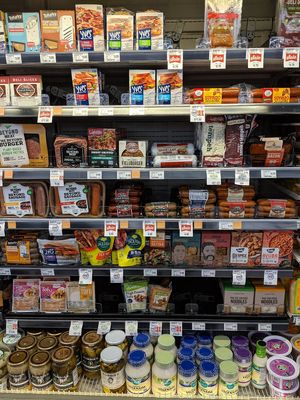 Vegan mayonnaise and meats at Harmons in Orem