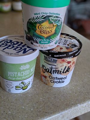 Some of the many vegan ice cream options at Harmons in Orem