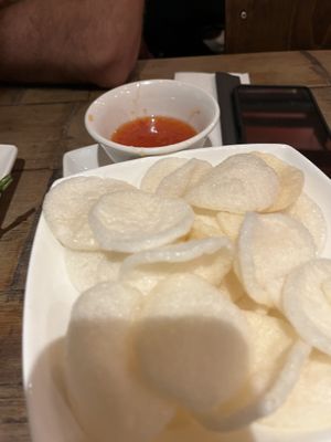 Prawnless crackers  at Pho in Cardiff