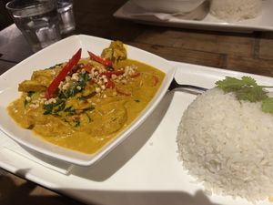 Spicy curry  at Pho in Cardiff