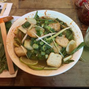 Spicy Green Tofu Pho  at Pho in Cardiff