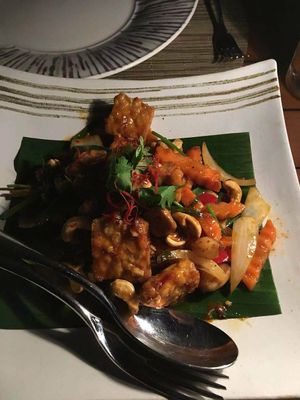 Super tasty tempeh at Dee Plee in Phuket