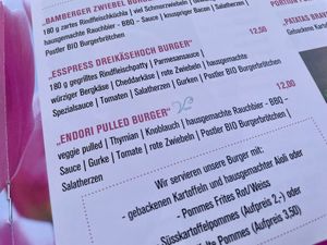 vegan burger at Café Esspress in Bamberg