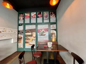 seating at Café Esspress in Bamberg