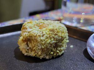 One vegan sweet at Gaya Restaurant in Odessa
