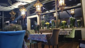 Inside at Gaya Restaurant in Odessa