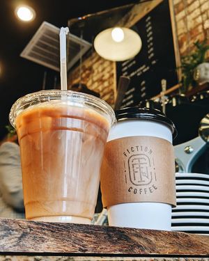 . at Fiction Coffee in Dallas