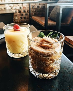 . at Fiction Coffee in Dallas