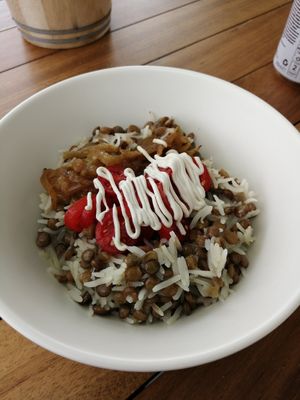 Lentil Stew at Ve Cafe in Ibiza