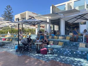 Buiten terras at Ve Cafe in Ibiza