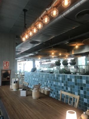 Indoors at Ve Cafe in Ibiza