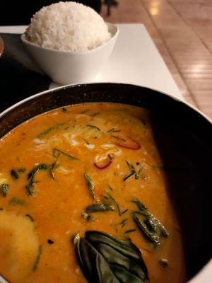 Red curry with Heura at Thai Salou in Salou