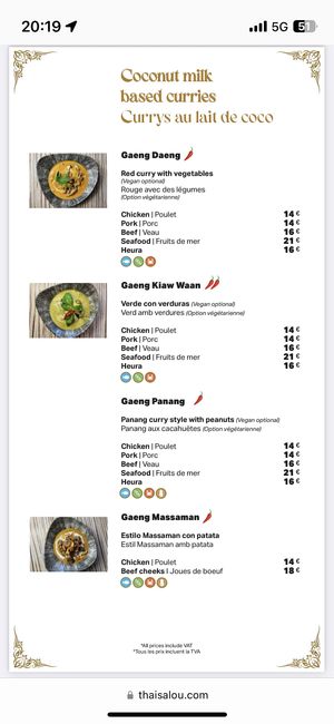   at Thai Salou in Salou