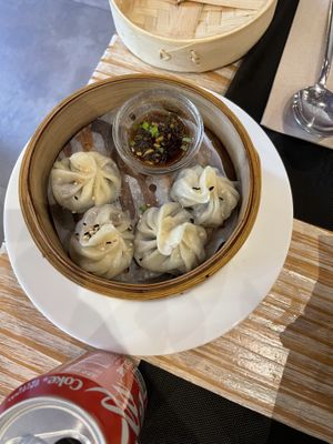 Mushroom steamed buns   at Thai Salou in Salou