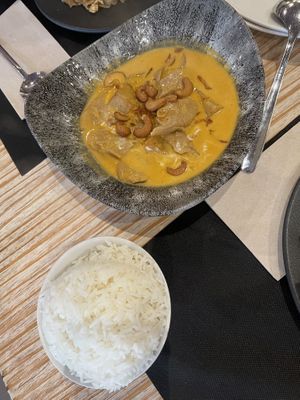 Massaman curry  at Thai Salou in Salou